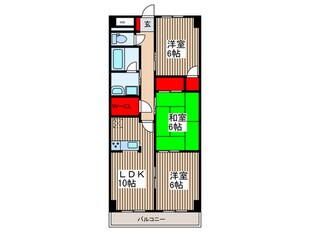 ロマ－ナ壱番館の物件間取画像